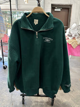 Winter Green Quarter-Zip Sunkissed Coconut Sweatshirt: Winter Green