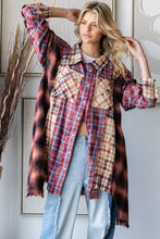 OLI HALI WASHED MIXED PLAID SHIRT