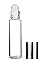 Cylinder Clear Glass Bottle - 9ml: Matte Copper