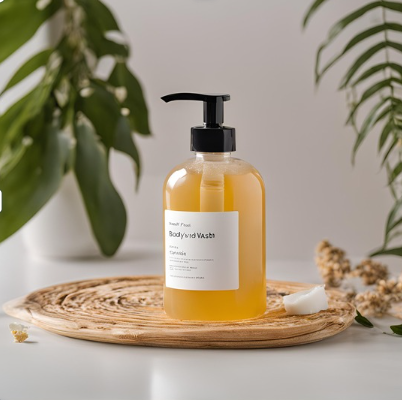 Natural Body Wash : Peach + Vanilla