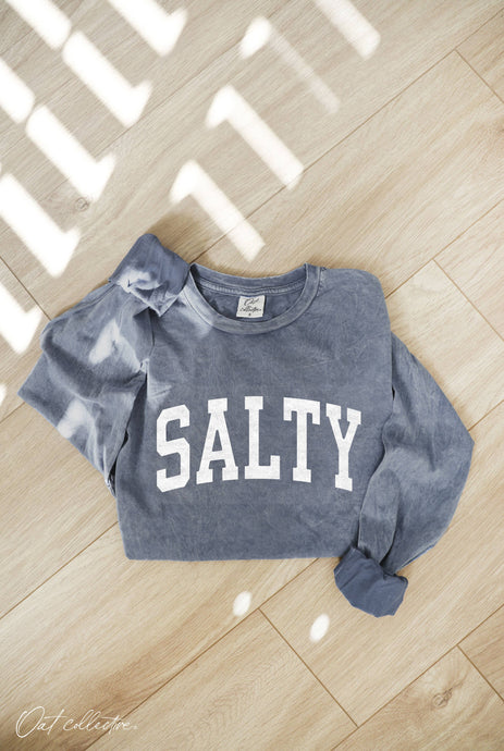 Storm SALTY Mineral Washed Long Sleeve Graphic