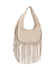 Gorgeous Fringe Accented Hobo Handbag: DX-0191-BG