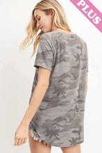 Army Charcoal Camo Short Sleeve Knit Top 12/28/24 9401