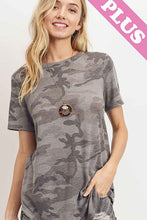 Army Charcoal Camo Short Sleeve Knit Top 12/28/24 9401