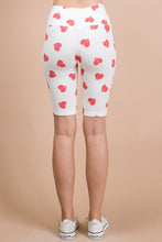 Off White Heart Print Biker Shorts 11/4/24 9187