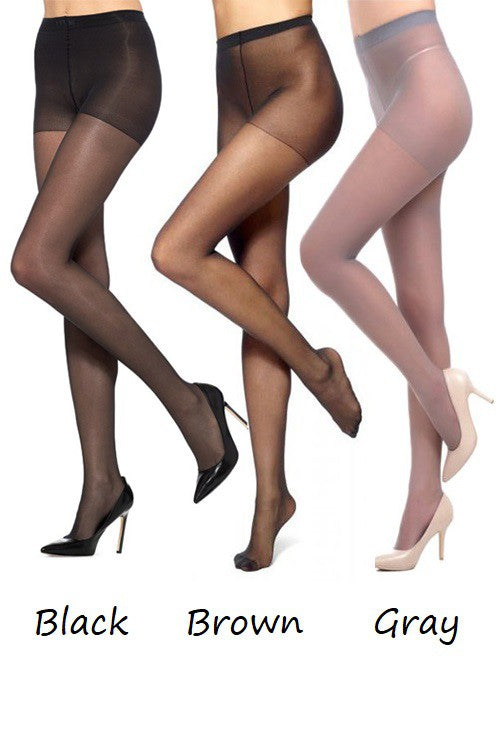 Grey Sheer Pantyhose 10 24 23 7274 B Dazzled Shop