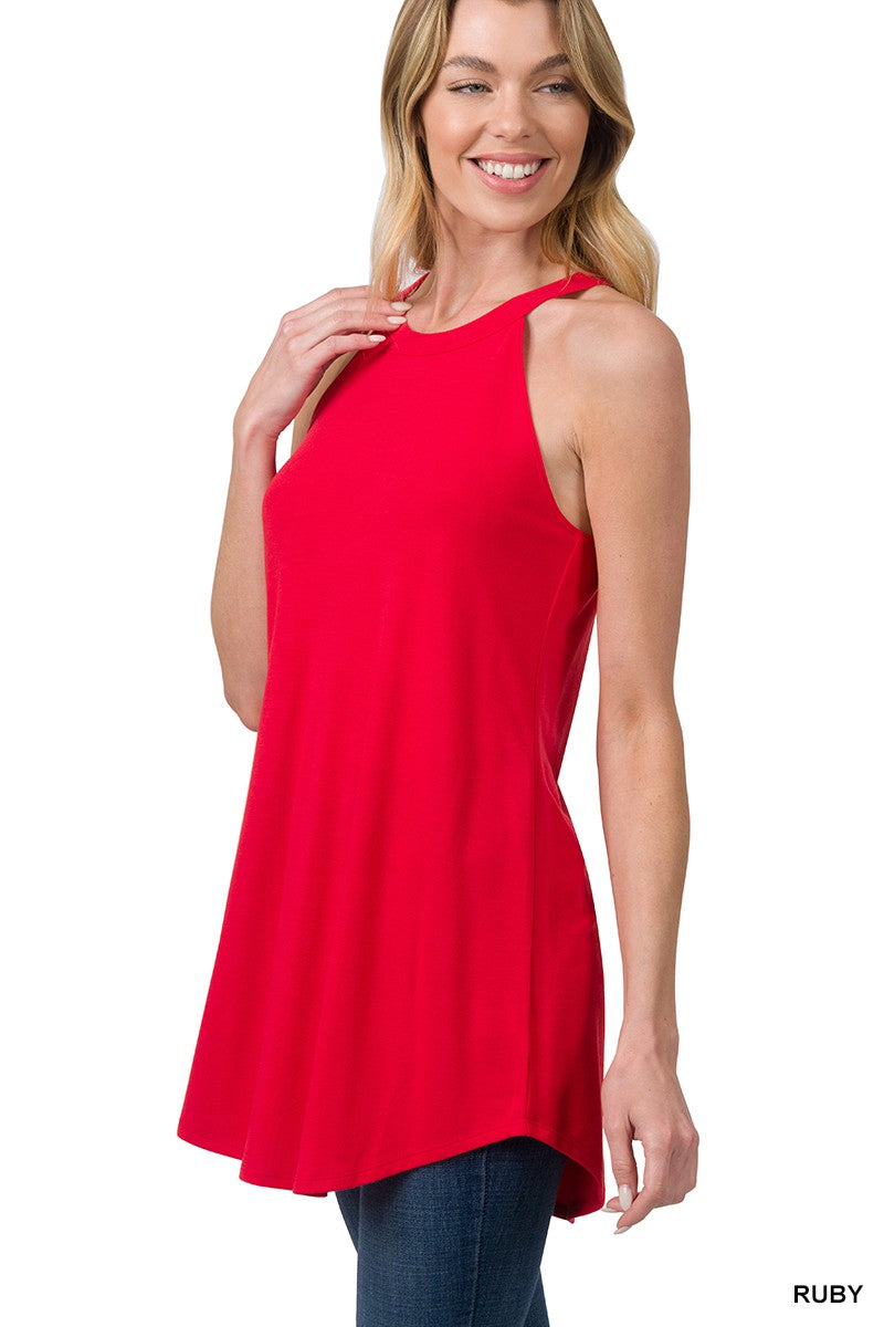 Ruby Halter Neck Zenana Tank Top 1/13/25 9453