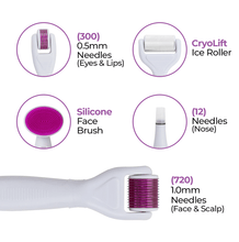 5 in 1 Derma Roller and Ice Roller for Face, Hair & Body