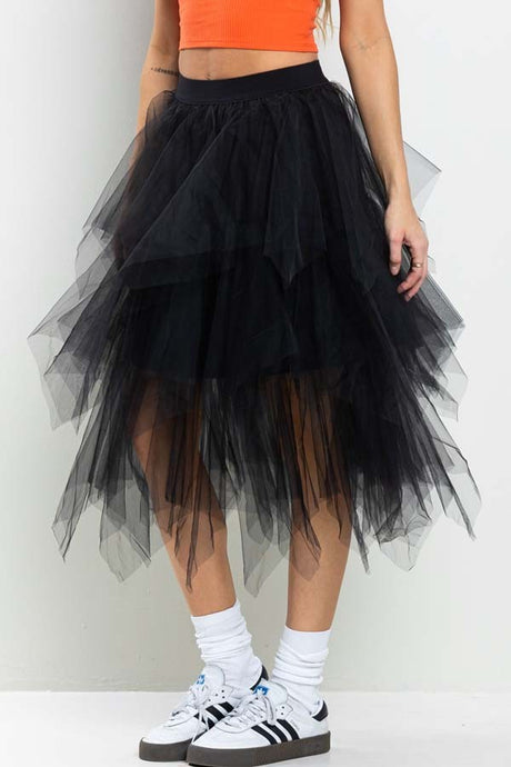 Black Tulle Mesh Kancan Skirts 11/17/24 9244