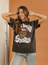 The Rolling Stones Leopard Words Smoke Licensed Hi-Dive Tee