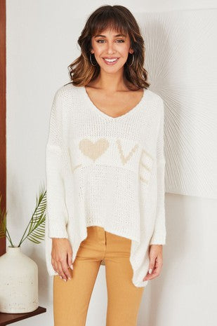 Jumper with love discount logo