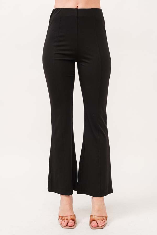 Black Leg Day Flare Pants 10/11/24 9099