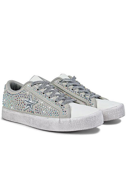 Bone Star Rhinestone Tennies 3/19/24 8218