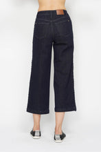 Rinse High Waist Side Seam Braid Wide Crop Judy Blue Capris 1/9/25 9442