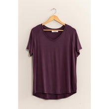 Short Sleeve V Neck HYFVE Top: Taupe