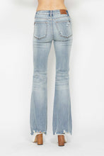 Medium Mid Rise Tummy Control Destroyed Flare Judy Blue Jeans 11/21/24 9329