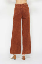 Pumpkin High Waist Dyed Raw Hem Retro Wide Judy Blue Jeans 11/21/24 9322