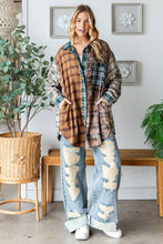 Mustard Mix Plaid Button Front Oli&Hali Shirt