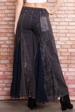 Charcoal Contrast Ruffle Wide Leg Bluevelvet Pants 11/22/24 9349