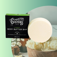 Body Butter Lotion Bar w/ Fair Trade Cocoa & Shea Butter: Chocolate Mint