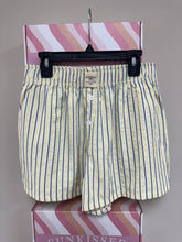 Everyday Boxer Shorts: Yellow Blue Halo Stripes