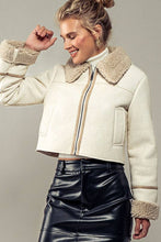 Under the Sky Suede Jacket: Ivory