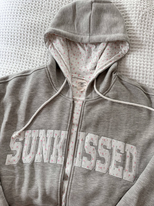 Roses Sunkissedcoconut Full Zip Hoodie: Afternoon Grey