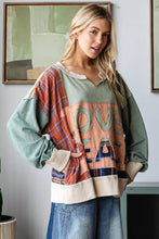 Love & Peace Oli&Hali Pullover: Blue