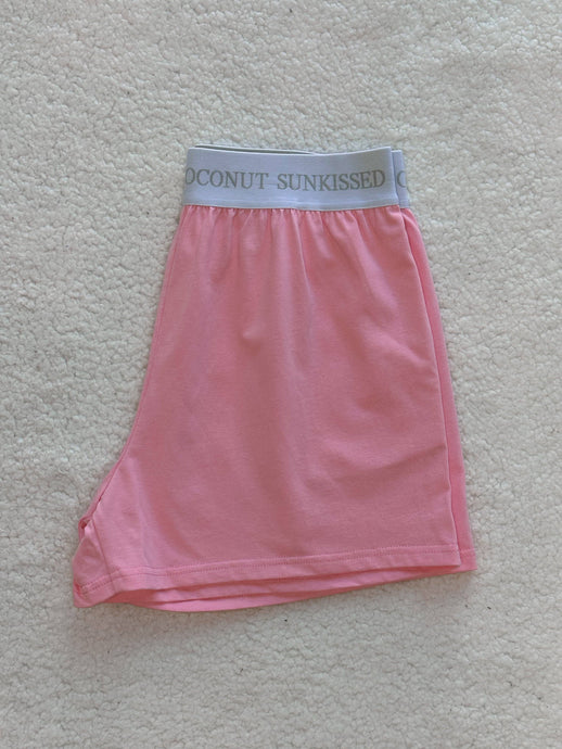 Basic Watercolor Shorts: Lush Pink