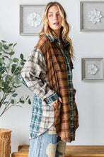 Mustard Mix Plaid Button Front Oli&Hali Shirt