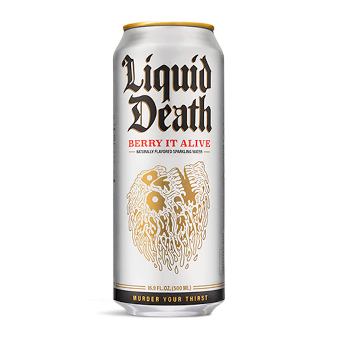 Liquid Death Berry It Alive Flavored Sparkling Water 16.9oz