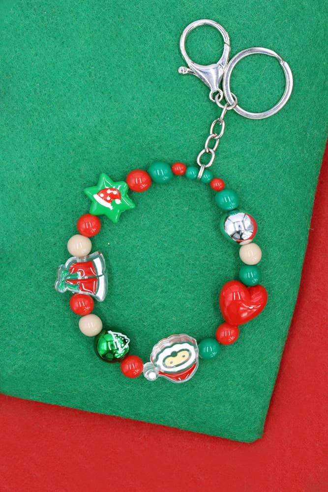 Christmas Charm Holiday Theme Key Chain