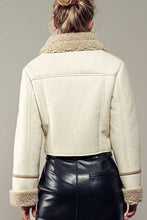 Under the Sky Suede Jacket: Ivory