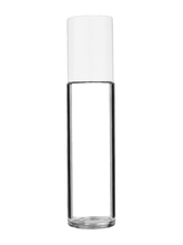 Cylinder Clear Glass Bottle - 9ml: Matte Copper