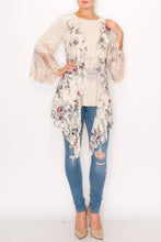 All Lace Ruffle Outerwear Origami Vest