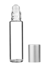 Cylinder Clear Glass Bottle - 9ml: Matte Copper