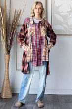 OLI HALI WASHED MIXED PLAID SHIRT