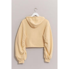 Fleece French Terry Hood HYFVE Pullover: Cream