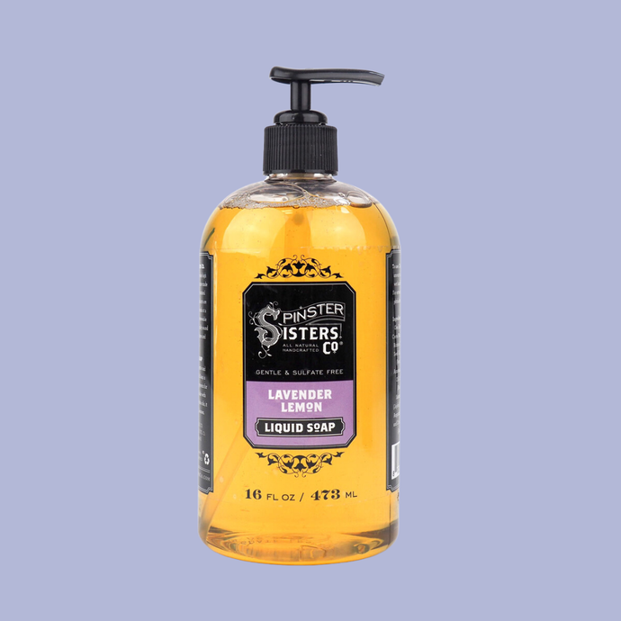 Moisturizing Liquid Hand & Body Soap - Lavender Lemon Scent