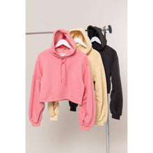 Fleece French Terry Hood HYFVE Pullover: Cream