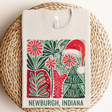 Pendleton Indiana Boho Christmas Graphic Tee: Light Beige