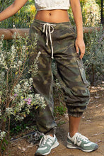 Pocket detailed Camo POL Jogger: Olive Camo