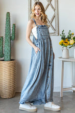 Denim Washed Button Front Maxi Oli+Hali Dress