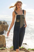 Multi Denim Color Block Overall Mello Dress