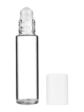 Cylinder Clear Glass Bottle - 9ml: Matte Copper