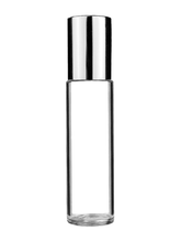 Cylinder Clear Glass Bottle - 9ml: Matte Copper