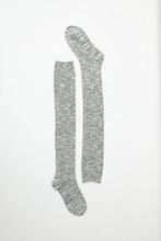 Cozy Speckle Knit Boot Socks: Grey