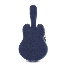 Blue Guitar Design Petite Denim Shoulder Bag