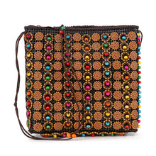 Multi Beaded Boho Crossbody Bag