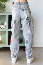 Light Grey Washed Peace Oli&Hali Pants